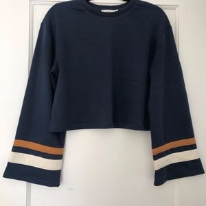 Bell Sleeve Cotton Sweater